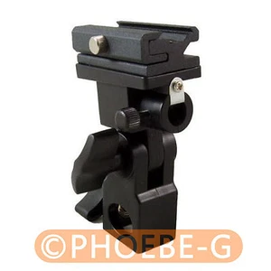 Flash Shoe Umbrella Holder Swivel Light Stand Bracket B - Picture 1 of 1