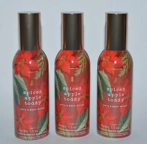 3 BATH & BODY WORKS SPICED APPLE TODDY CONCENTRATED ROOM SPRAY PERFUME MIST RED - Picture 1 of 5