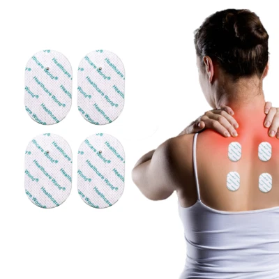 HEALTHCARE WORLD MULTI LISTING OVAL TENS ELECTRODE STUD PADS REUSABLE FOR TENS MACHINES