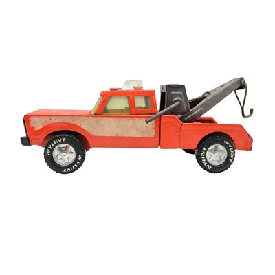 Vintage Nylint Orange Pressed Steel Tow Truck W/ Working Hitch - Image 1 of 4