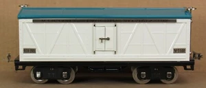 MTH Tinplate Traditions 10-1089 No. 514R Ivory/Peacock Reefer Standard Gauge - Picture 1 of 4