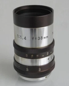 Kino-Sankyo 38mm f1.4 D-Mount Cine Lens - Adaptable For Pentax Q / Nikon 1 EXC+ - Picture 1 of 13