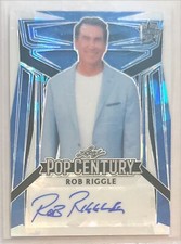 2023 Leaf Pop Century #BA-RR1 Rob Riggle Blue Crystal Auto #1/12 FIRST NUMBER