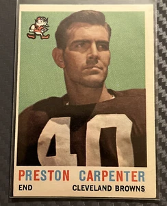 1959 Topps Preston Carpenter #18 Cleveland Browns - Picture 1 of 2