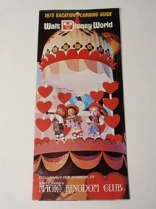 Vtg 1975 Walt Disney World Magic Kingdom Club Vacation Planning Guide Brochure - Picture 1 of 3
