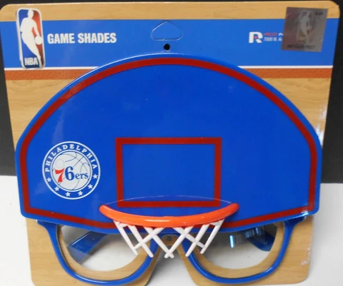 Philadelphia 76ers Game Shades. Basketball Backboard shaped. Pretty Neat  #595 Cover