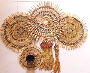 Unique Woven Wall Decor Home Art Living Room Hand Made Wall Decor FREE Shipping - Picture 1 of 7