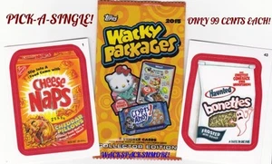 2015 Wacky Packages Series 1 Red Border Stickers *PICK-A-SINGLE* #'S 1-55 NM - Picture 1 of 56