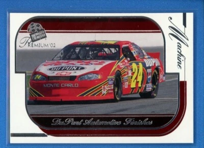 2002 Press Pass Premium Machine Red Reflectors #R38 Jeff Gordon Car DuPont - Image 1 of 2