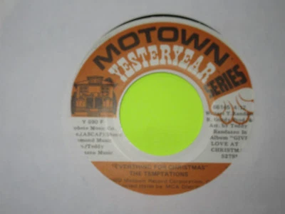 THE TEMPTATIONS EVERYTHING FOR CHISTMAS / SILENT NIGHT 45 7" CHRISTMAS Foto 1 de 2
