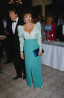 Bill Wiggins Joan Collins during 1987 "Salute to Hollywood" Benefi- Old Photo