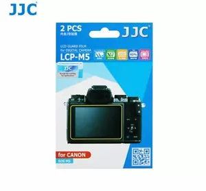 JJC LCP-M5 LCD Screen Protector Protection Guard Film for Canon EOS M5 camera - Picture 1 of 5
