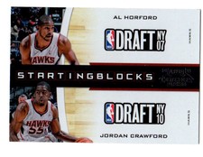 2010-11 Playoff Contenders Starting Blocks Basketball Card #27 Horford/Crawford