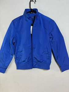 NWT Boys Brooks Brothers Blue Harrington Jacket Lined Retro G9 Classic NEW - Picture 1 of 10