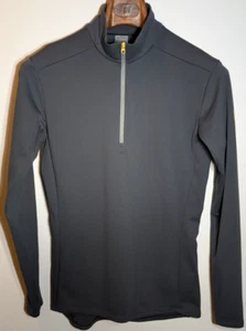 Arcteryx Baselayer Performance Elasticizzata 1/4 Zip L/S Camicia Nera Uomo Taglia Media - Foto 1 di 9