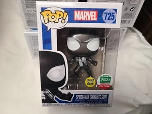 Funko Pop! Marvel Spider-Man Traje Simbionte Negro 725 Figura Vinilo Nuevo Brilla - Imagen 1 de 6