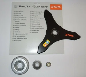 4112 Stihl Messer Dickichtmesser 250mm Satz FS74 FS76 FS80 FS83 FS85 FS87 FS89 - Bild 1 von 1