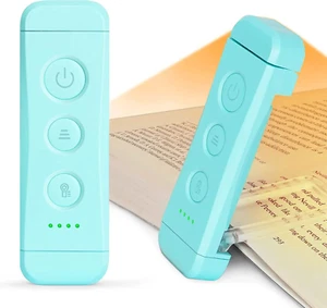 Glocusent USB Rechargeable Book Light for Reading in Bed, Portable Clip-On LED - Picture 1 of 12