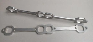 Chevrolet kleiner Block Auspuffflansche (Paar) - Edelstahl, Corvette, Camaro - Bild 1 von 2