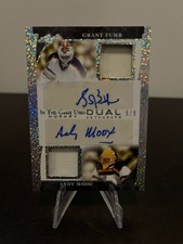 22-23 Leaf In The Game Used - DUAL Jersey Autograph /9 - Grant Fuhr & Andy Moog