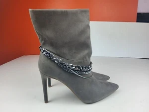 INC International Concepts Womens Reanna Chain Dress Bootie Taupe 10M(lot489) - Picture 1 of 11