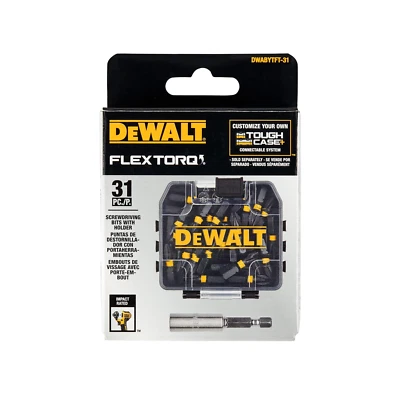 DeWalt DWABYTFT-31 FLEXTORQ Bit Set | 30PC PH2 BITS + Magnetic Bit holder - Image 1 of 2