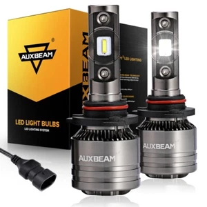 AUXBEAM 9006 HB4 LED Headlight Bulb Kit Low Beam 6000K 70W 8000LM White Lights - Picture 1 of 12