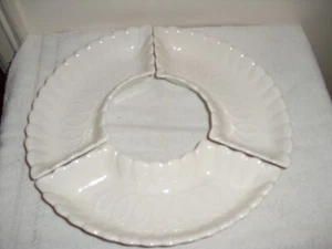 3 insertos/platos laterales de cerámica de California #L56 crema perezosa Susan - EE. UU. - Imagen 1 de 5