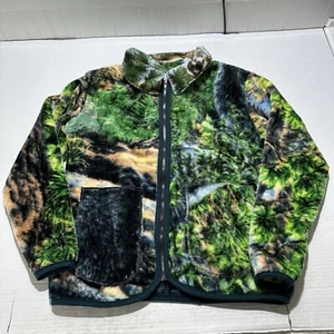 Antonio Giuseppie Sweater Mens Large Deep Pile Forest Art All Over Print Style - Picture 1 of 8