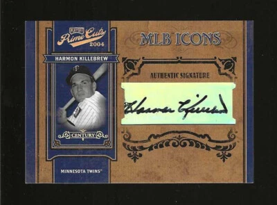 Camiseta Prime Cuts MLB Icons Harmon Killebrew Twins Century 2004 #3 Auto Sp 25/03 Foto 1 de 2