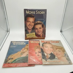 Lot of 4 MOVIE STORY 1948 SLEEVED VINTAGE MAGAZINES BING CROSBY  NICE COLLECTION - Picture 1 of 9