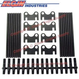 New Push-Rod, Guide Plate & 7/16" Rocker Arm Stud Kit sb Chevy 400 350 327 283 - Imagen 1 de 1