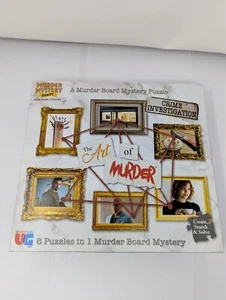 Estuche de fiesta de misterio de asesinato archivo tablero rompecabezas El arte del asesinato - Imagen 1 de 10
