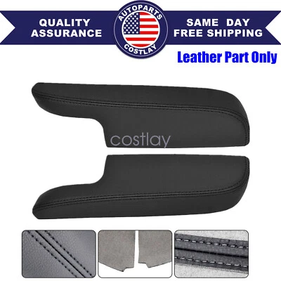 Cubierta de panel de puerta con reposabrazos de cuero negra para Toyota Avalon 2013 2014 2015-2018 EE. UU. Foto 1 de 4