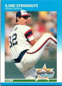 1987 Fleer Steve Carlton  SSS 635 Chicago White Sox