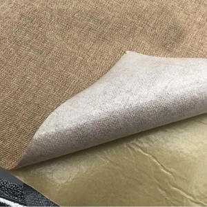 1M Self Adhesive Linen Fabric DIY Wallpaper Upholstery Crafts Furniture Material - Picture 1 of 26