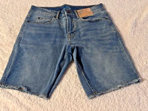 There Abouts Denim Jean Shorts Cut off Boys Kids Med wash slim fit 360 stretch - Picture 1 of 7