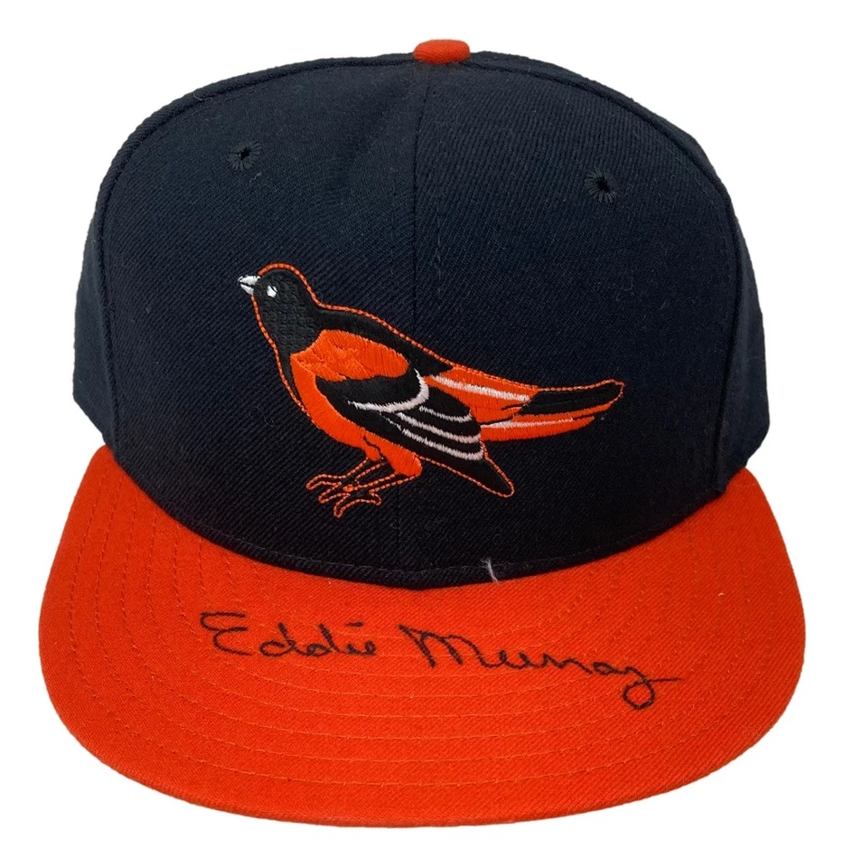 Eddie Murray Signed Baltimore Orioles New Era Baseball Hat PSA - Image 1 of 4