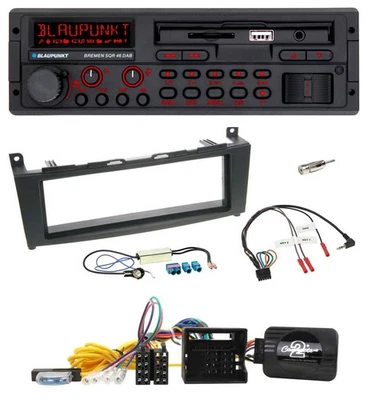 Blaupunkt SD Lenkrad USB Bluetooth DAB Autoradio für Mercedes C W204 S204 2007-2 - Bild 1 von 4