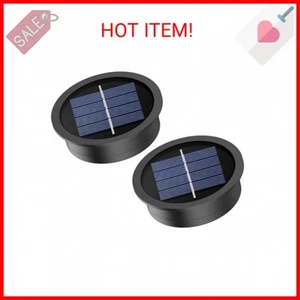 2 Pack Replacement Solar Light Parts(Top Size 2.76 inches, Bottom Size 2.36 inch - Picture 1 of 2