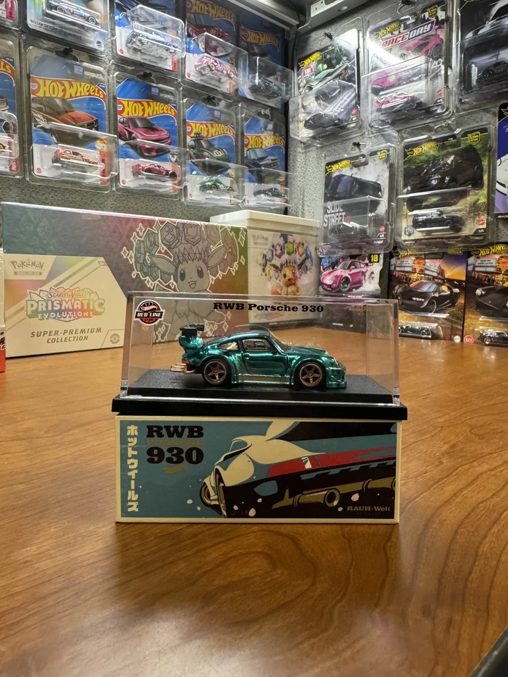 Porsche 930 verde azulado RLC exclusivo de Hot Wheels - EN MANO - LISTO PARA ENVIAR Foto 1 de 1