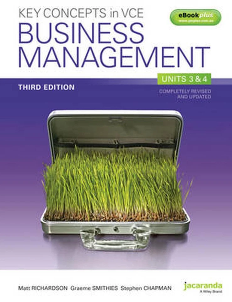 Key Concepts in VCE Business Management Units 3&4 3E & eBookPLUS by Matthew Rich - image 1 of 1