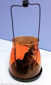 Vintage Yankee Candle Halloween Illuminating Witch Glass & Metal Candle Holder - Picture 1 of 10