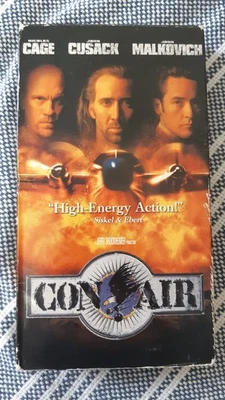 Con Air (VHS, 1997) Nicholas Cage, John Malkovich, John Cusack - Image 1 of 3