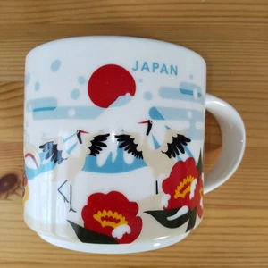 Starbucks mugs traditional Japanese designs crane Mt. Fuji Daruma camellia used - Picture 1 of 24
