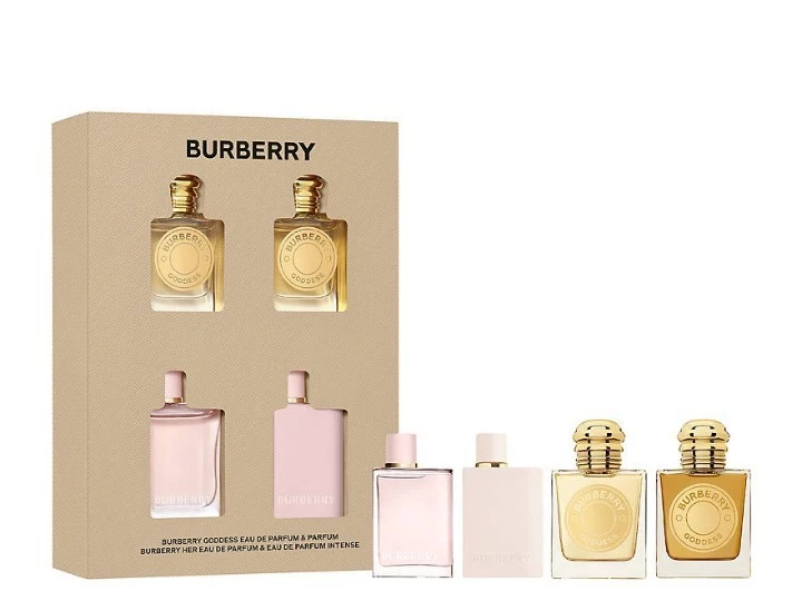 $70 Burberry Women’s Mini Perfume 4-Piece Gift Set -0.16oz/5ml x4 - NIB - Image 1 of 4
