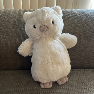 AUTÉNTICO❣️Jellycat BÚHO TÍMIDO MEDIANO - Juguete de peluche suave retirado nieve Lovey 9"" - Imagen 1 de 8