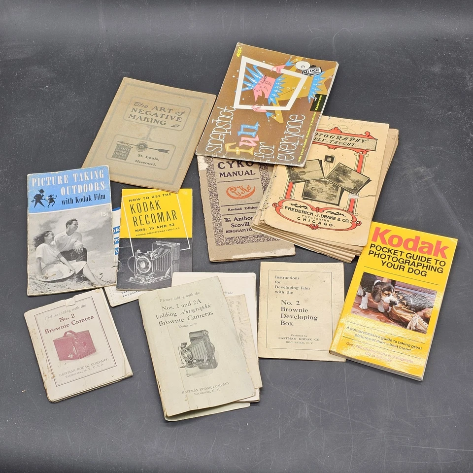 Lot Kodak Camera Manuals Snapshots Photography Catalogs - Image 1 of 4