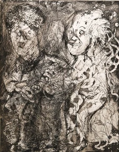 Vivian Stanshall - Bonzo Dog Doo Dah Band - figures - etching - Picture 1 of 2