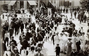 Studentika Foto Ak Studenten bei einem Festzug - 3963653 - Picture 1 of 2